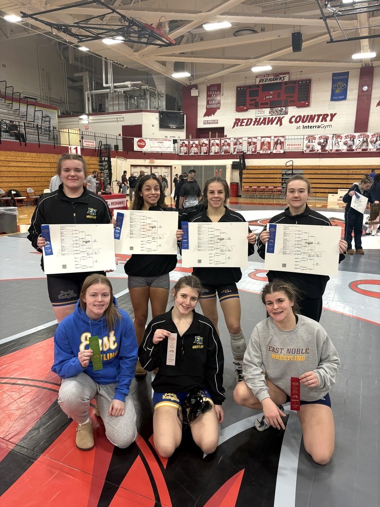 Six East Noble girls wrestlers move on to Regional meet